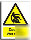 Wet floors sign-adh.vinyl-300X400MM(wa-093-am)