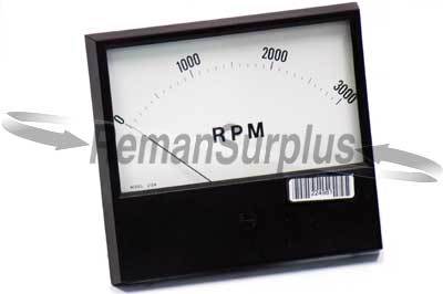 Simpson 2124 analog panel meter 0-3000RPM