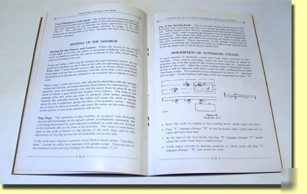 1942 manual cincinnati o-8 plain auto milling machine