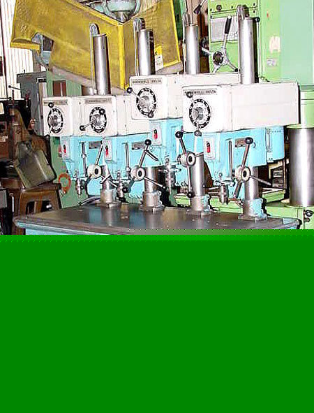 4 multi-spindle drill, rockwell-delta 15-655 