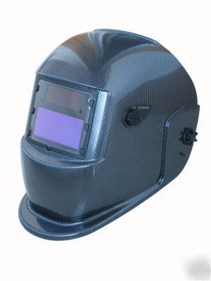 Auto darkening welding & grinding helmet hood mask+blue
