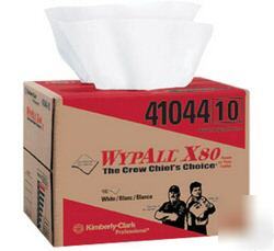 Kimberly clark wypall X80 white shop wipes kcc 41044