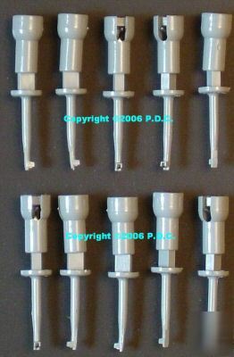 Lot of 10 hp agilent logic analyzer mini grabbers