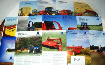 New (15) - new holland brochures - see list/pict.