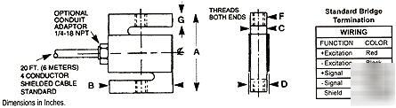 New crane-hanging-tension-load cell-scale 5,000LBS - 