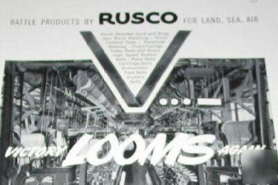 Rusco russell manufacturing war products WW2-4 1942 ads