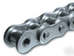 #25 ss stainless steel roller chain,10' box,1/4