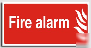 Fire alarm sign - adh.vinyl-400X200MM(fi-008-ap)