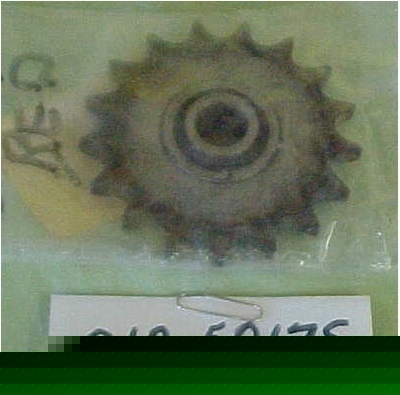 New 17 tooth sprocket w/bearing by fafnir 