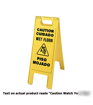 New caution watch your step floor stands (lot of 6) 