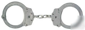 New peerless chain link handcuffs - model 700 (nickel) 