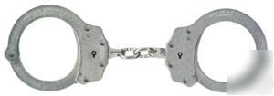 New peerless chain link handcuffs - model 700 (nickel) 