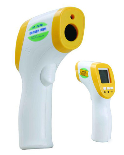 Non-contact infrared laser-point gun-shape thermometer
