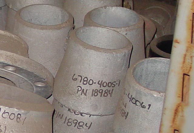 Pipe fittings reducer bell fitting bw galv sch 80 5