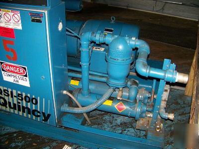 Quincy model QSI500 125 hp rotary screw air compressor