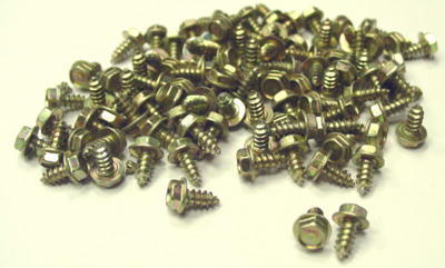8X3/8 hex unsl wash hd a/ab sheet metal screws 3200 yel