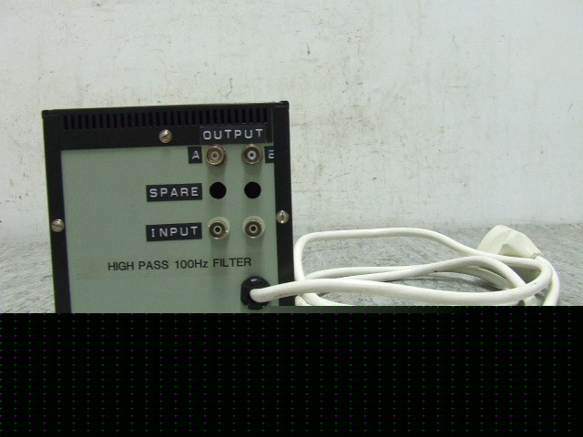 Bruel & kjaer 100 hz high pass filter*faulty*