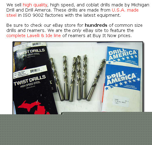 12 pcs. black & gold jobber drills - 3/32