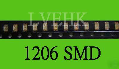 200P 1206 smt smd super bright green led 800MCD