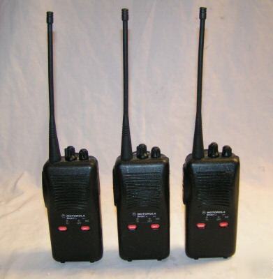 3 - motorola radius spirit SP50 two way portable radios