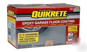 Quikrete epoxy floor coating kit-light base semi-gloss 