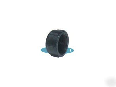  poly threaded pipe cap 1 1/4
