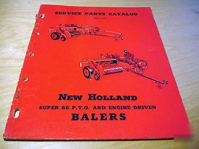 New holland super 66 hay baler parts manual catalog S66