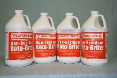 Non residual roto brite with biosolv 4 gallons