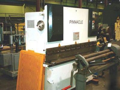 Pinnacle hydraulic press brake, 45 ton x 2M, 6 plus ft.