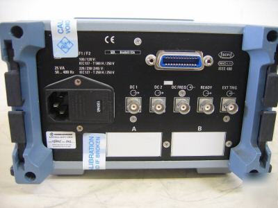 Rohde & schwarz nrvd dual power meter w/ option 01