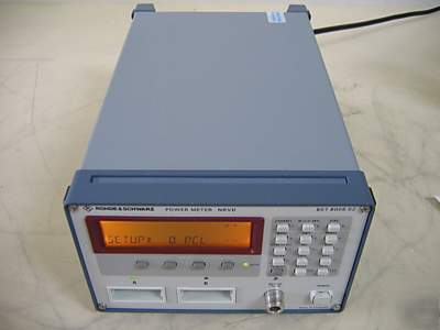 Rohde & schwarz nrvd dual power meter w/ option 01