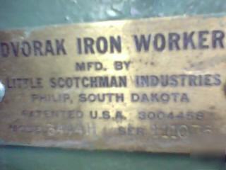 Scotchman iron worker punch shear ohio
