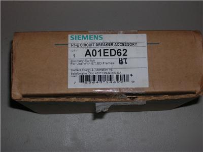 Siemens ite A01ED62 auxilliary switch 