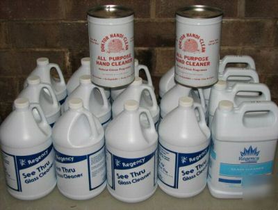 16 gallons professional glass cleaner regency pro +hand