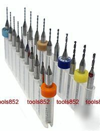 20PCS. solid carbide micro drill set 0.25 0.30 - 1.25MM