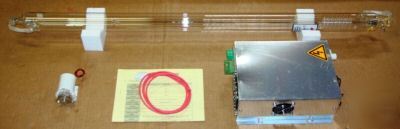40WATT CO2 sealed laser tube + power supply 110V + pump