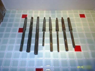 Bargain job lot reamers in good condition 8 in total