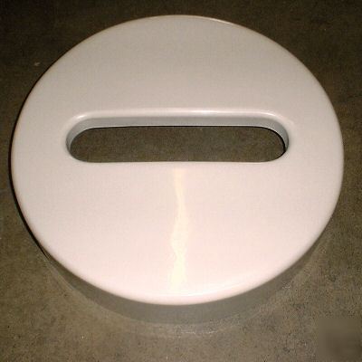 Fiberglass waste top open slotted lid only SAF9522AL