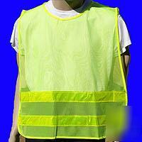 Mesh safety vest big & wide l to xxl high intensity 2