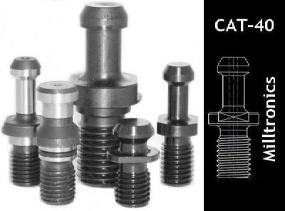 Milltronics cnc cat-40 coolant retention knobs