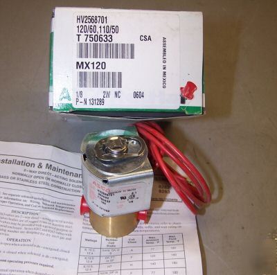 New asco HV2568701 2-way direct acting solenoid valve 