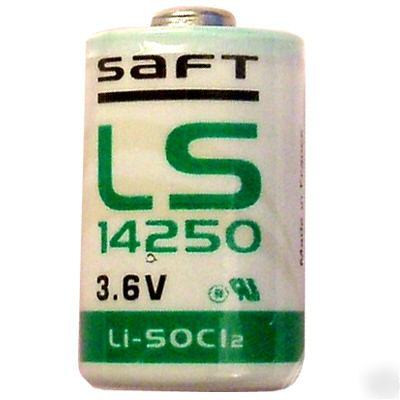 6 saft LS14250 3.6V batteries adt home security 1/2AA