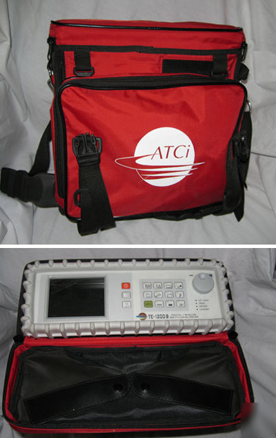 Atci digital/analog sat/tv spectrum analyzer te-1200 b 