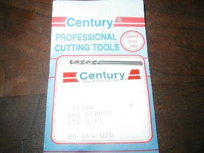 Century # 40 stubby drill bits nip