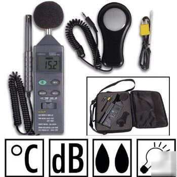 DVM401 â€” 4-in-1 dmm: sound, lux, humidity & temp. meter