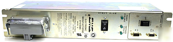 Ems switched outlet control model 10 200-240V