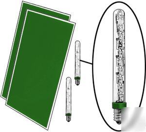 Green led exit sign bulb kits intermediate base