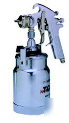 Suction spray gun 1.8MM fluid tip with cap & cup
