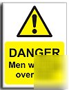 Men working over.sign-adh.vinyl-200X250MM(wa-138-ae)