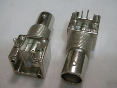 4,female right angle bnc jack zine body pcb mount,12